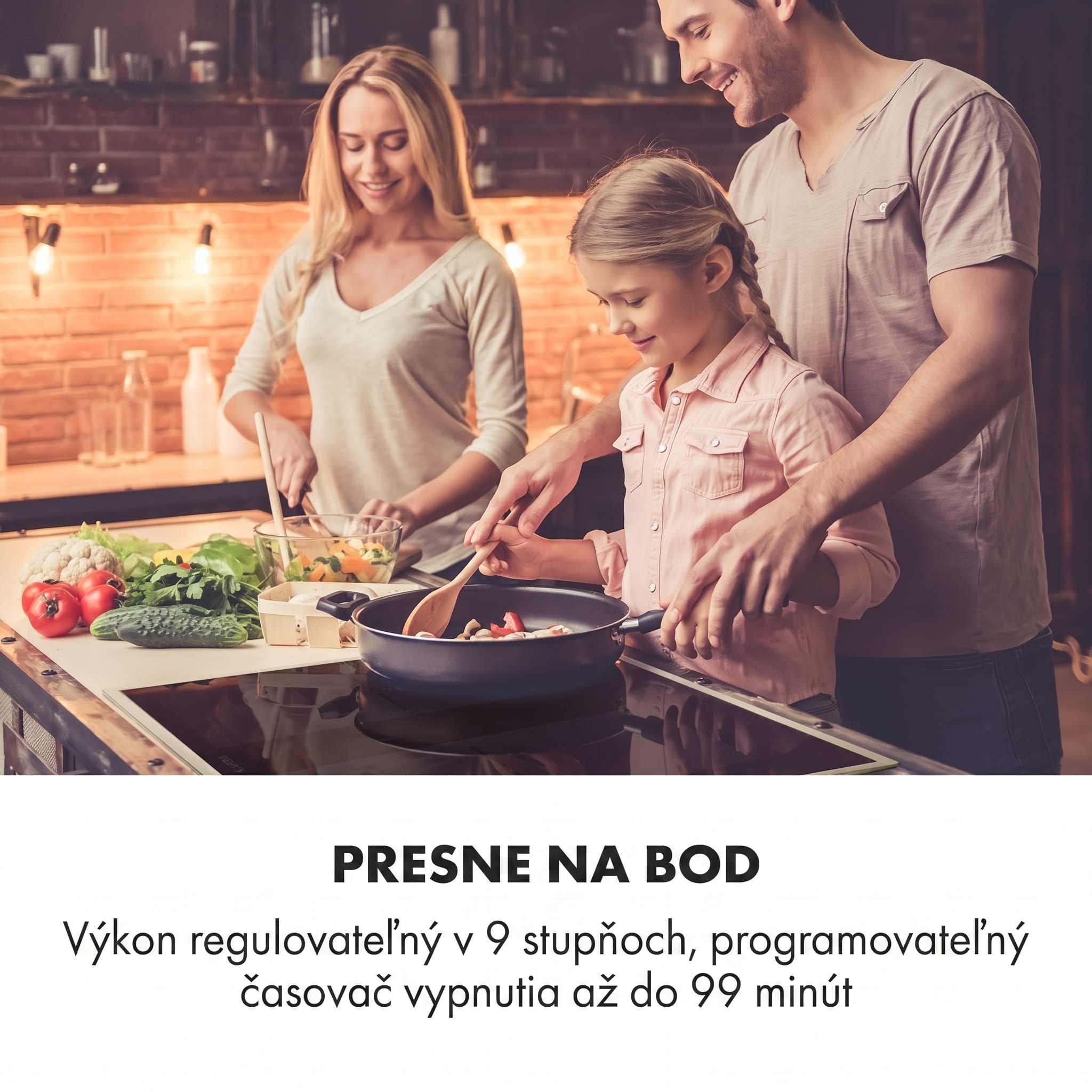 Klarstein Delicatessa 60 Prime, indukčná varná doska, 7000 W, 4 zóny, časovač, čierna