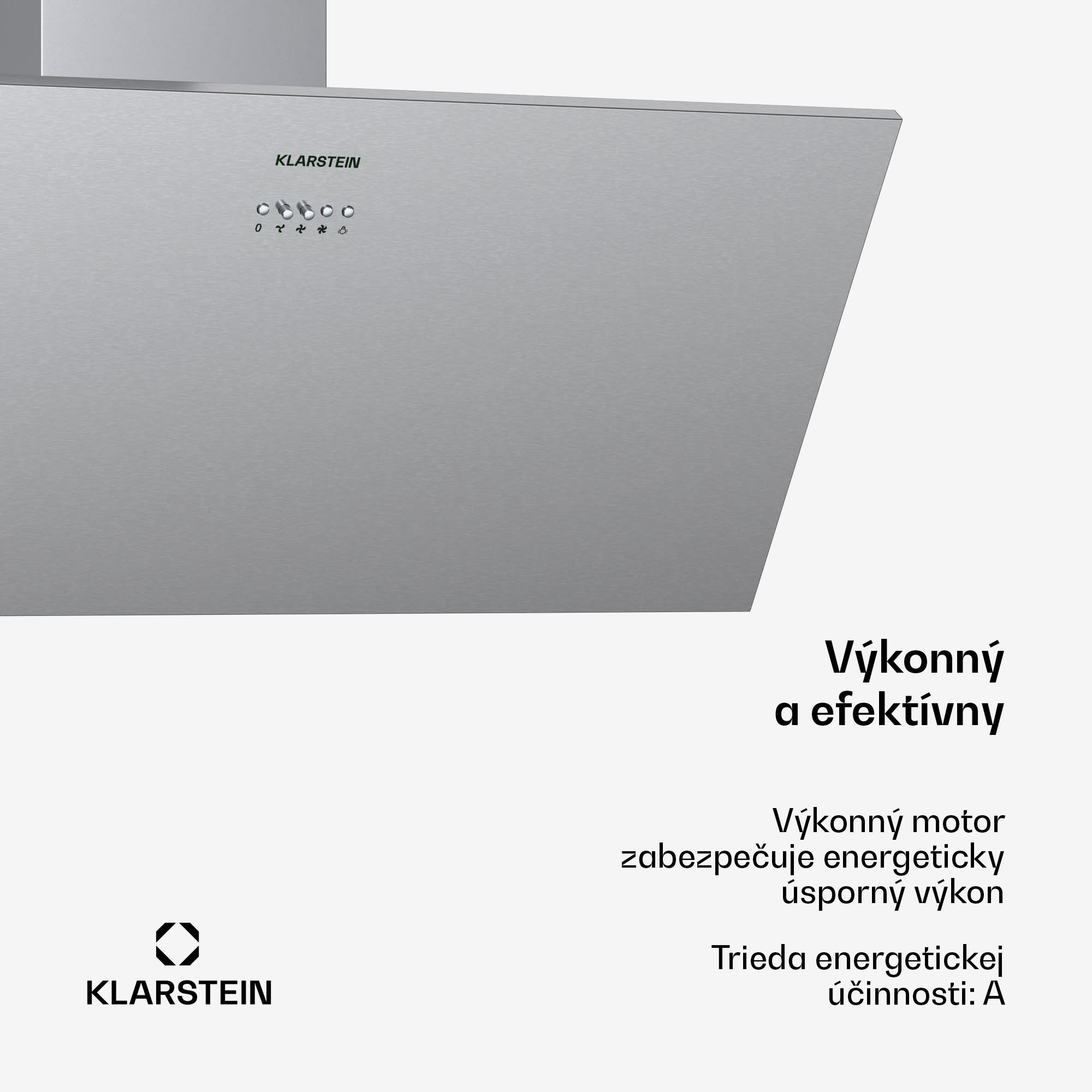 Klarstein Silver Lining 90 digestor 90 cm 568 m³/h EEK A nehrdzavejúca oceľ – Obrázok 3