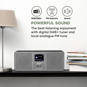Auna Commuter ST, DAB+/FM rádio, AUX, 2.4" TFT displej,