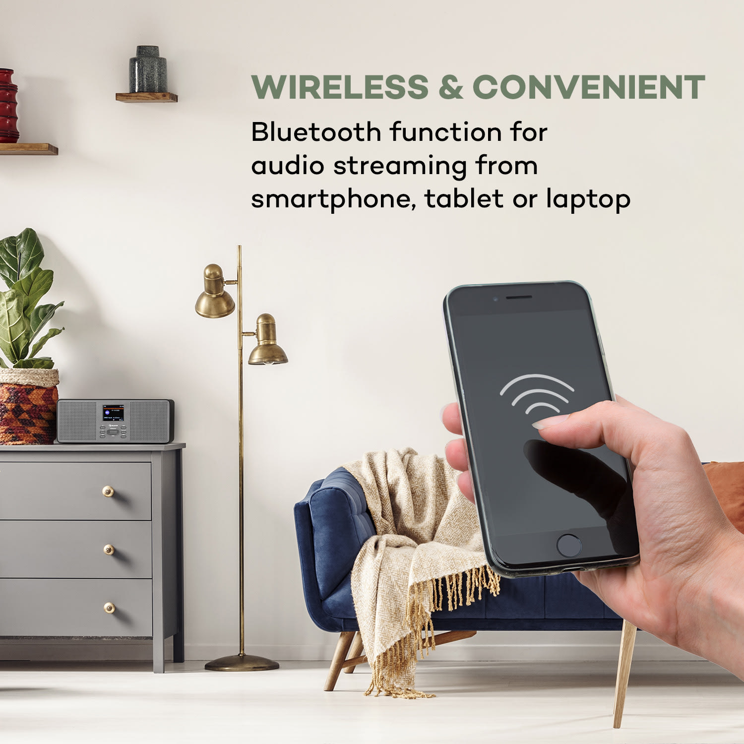 Auna Commuter ST, DAB+/FM rádio, AUX, 2.4" TFT displej, – Obrázok 2
