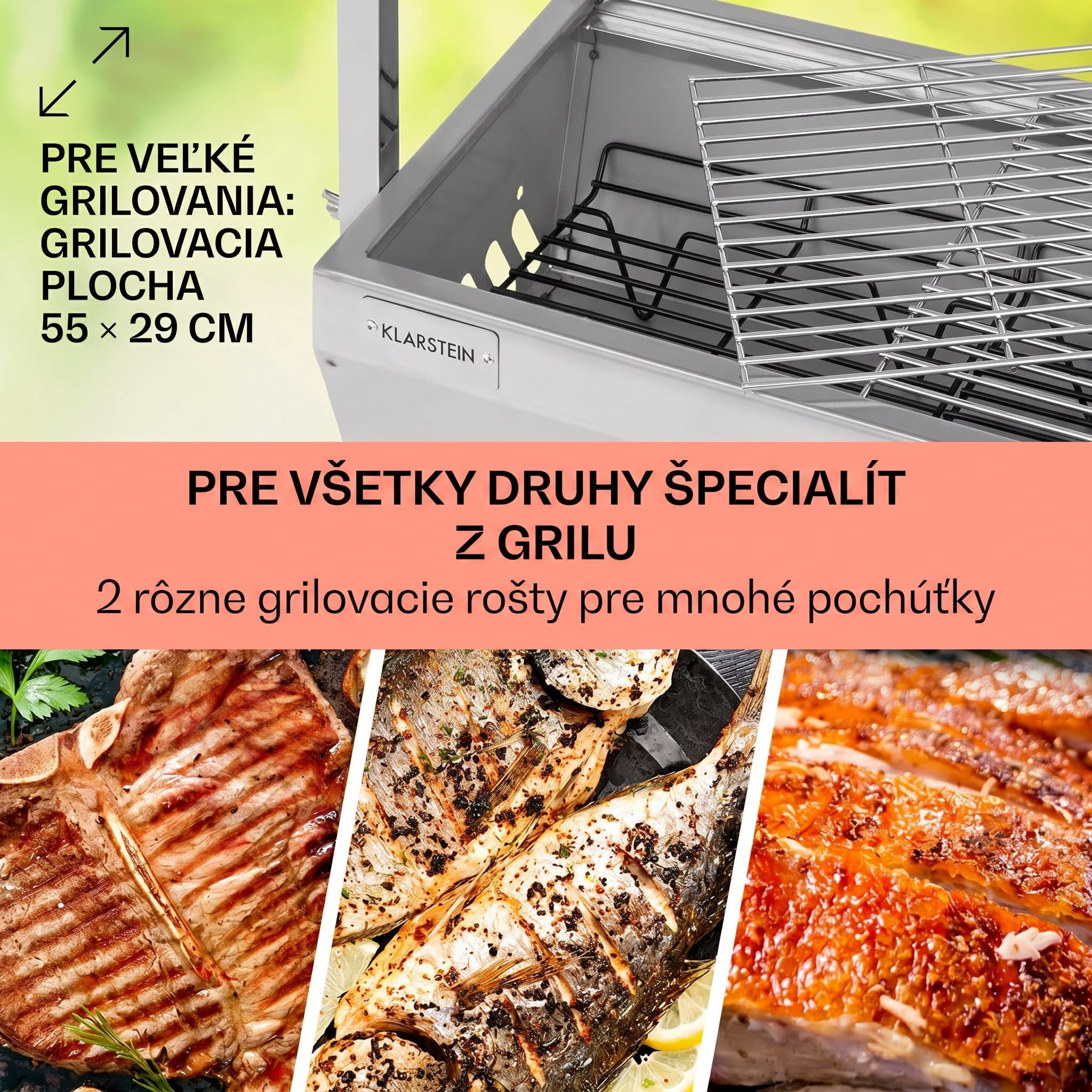 Klarstein Sauenland Mini, rotačný gril s ražňom, otočný špíz, 4 W, 12 kg max., ušľachtilá oceľ – Obrázok 3