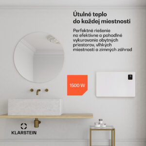 Klarstein Bansin Smart 1500, konvektor, 1500 W, ovládanie cez aplikáciu