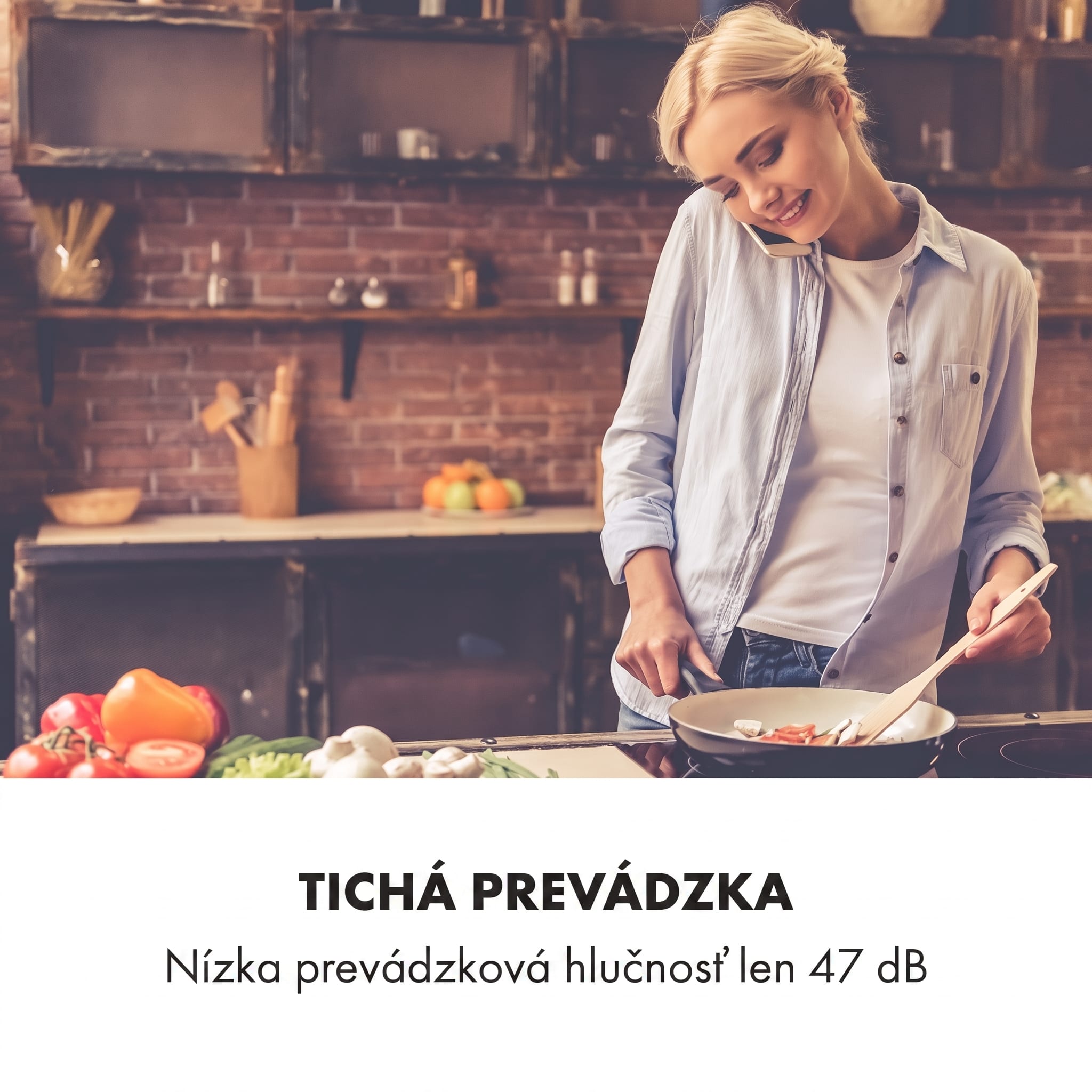 Klarstein Balzac Silent 60, digestor, 60 cm, nástenný, 604 m³/h, A, dotykové ovládanie, nehrdzavejúca oceľ – Obrázok 2