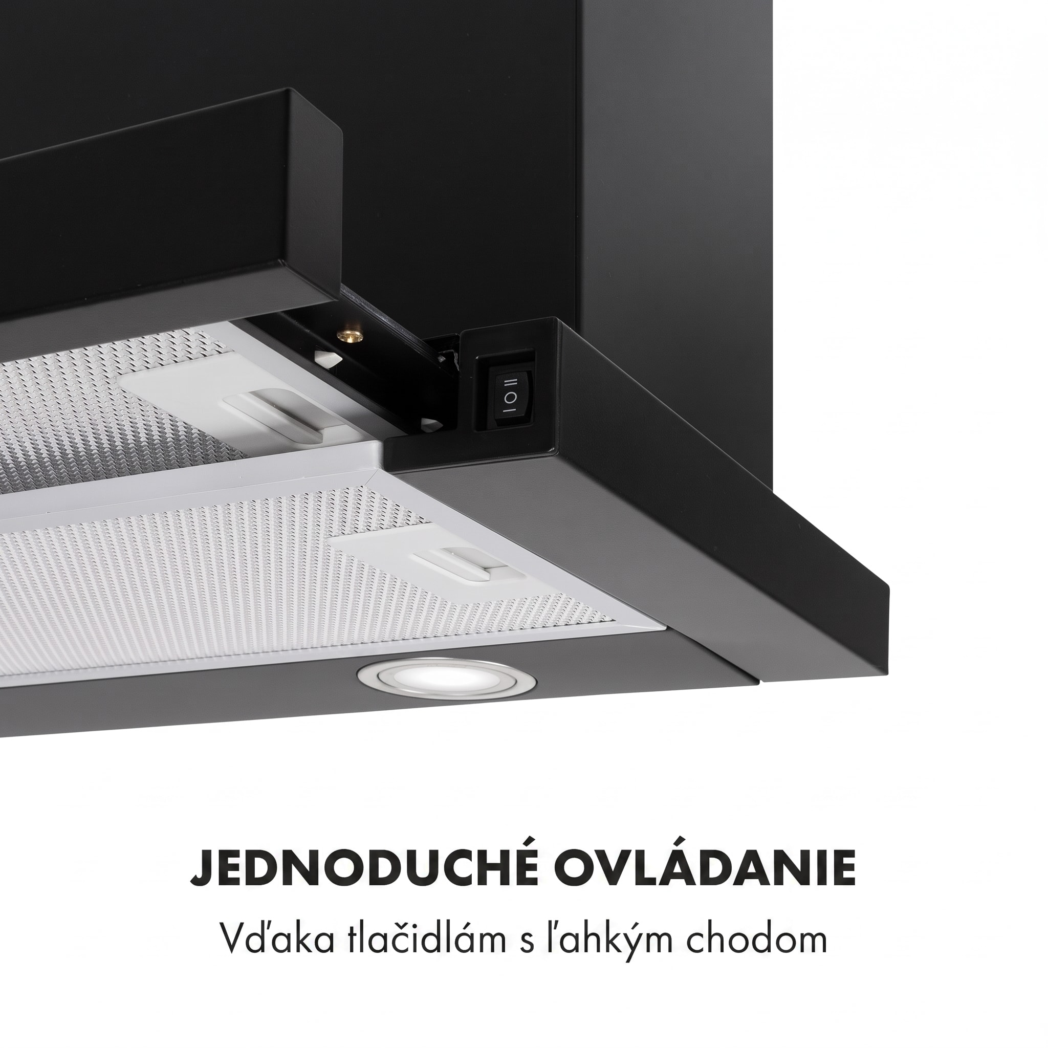 Klarstein Mariana 60, plochý digestor, 500 m³/h, odsávanie vzduchu, LED – Obrázok 3
