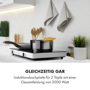 Klarstein FutureChef, indukčná varná doska, 3000 W, 2 zóny