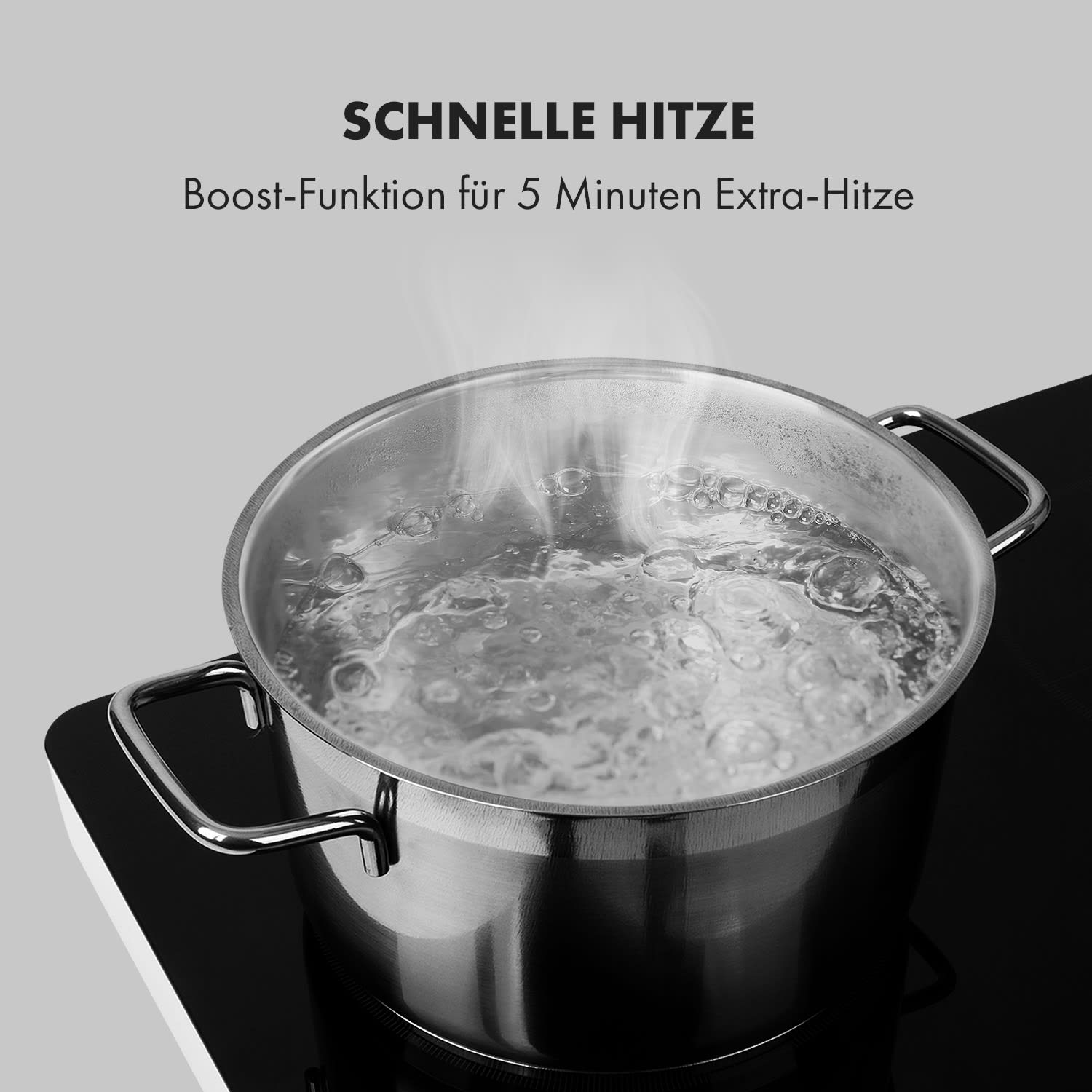 Klarstein FutureChef, indukčná varná doska, 3000 W, 2 zóny – Obrázok 3