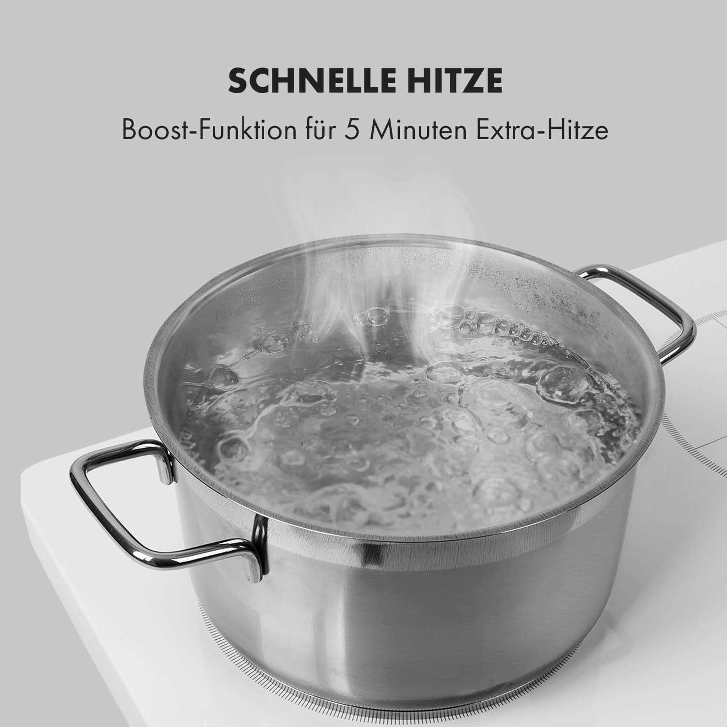 Klarstein FutureChef, dvojitá indukčná varná doska, 3000 W, 2 varné plochy – Obrázok 3
