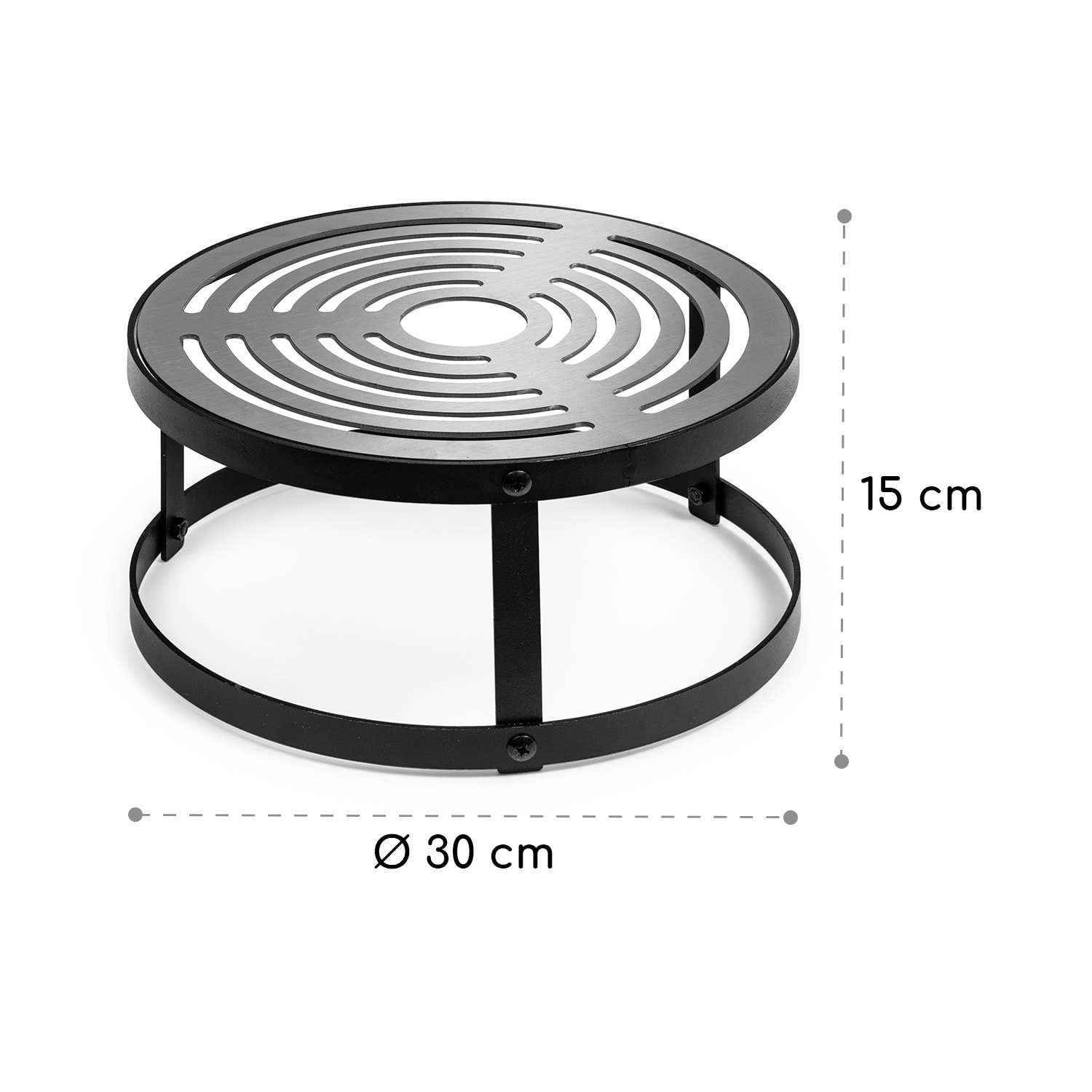 Blumfeldt Firebowl Savage, gril, nadstavec na grilovanie, Ø 30 cm, uhlíková oceľ – Obrázok 3