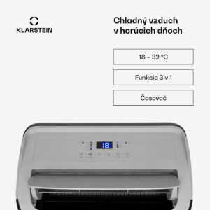 Klarstein Grandbreeze Pro 14K, mobilná klimatizácia 3 v 1, 460 m³/h, 14 000 BTU/1,65 kW