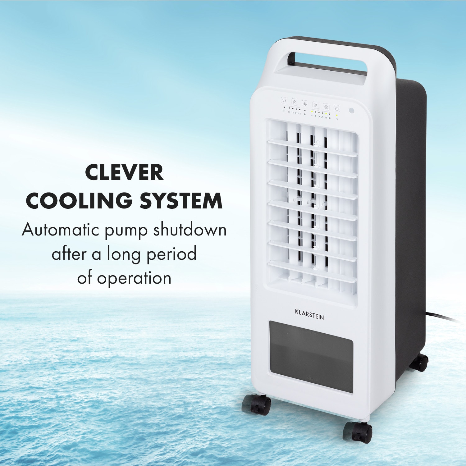 Klarstein Cooler Rush, ochladzovač vzduchu, ventilátor, 45 W, 5,5 l, diaľkový ovládač, 2 x chladiaci box – Obrázok 4