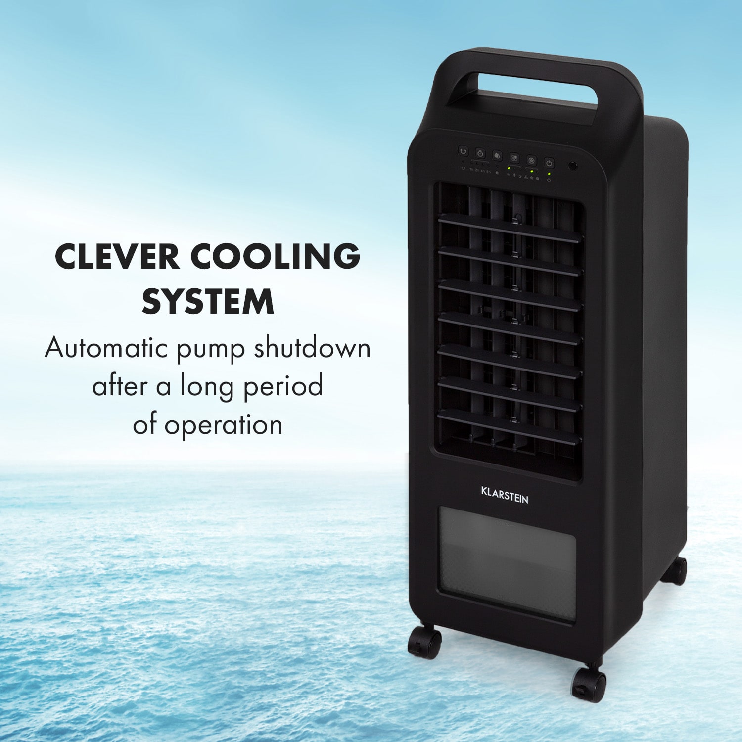 Klarstein Cooler Rush, ochladzovač vzduchu, ventilátor, 45 W, 5,5 l, diaľkový ovládač, 2 x chladiaci box – Obrázok 4