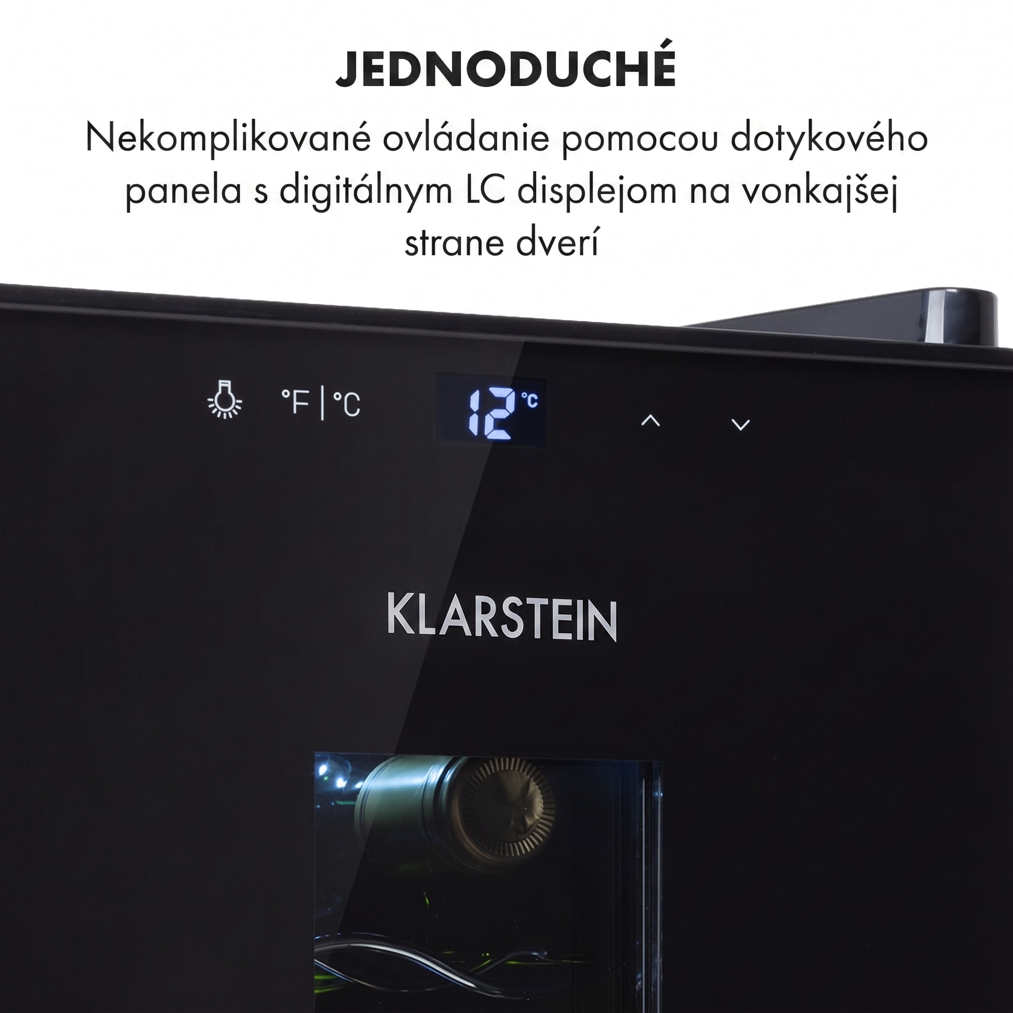 Klarstein Bellevin 8 Uno, vinotéka, 23 l, 11–18°C, 1 zóna – Obrázok 3