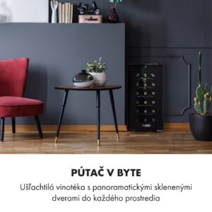 Klarstein Bellevin 18 Uno, vinotéka, 50 l, 11–18°C, 1 zóna