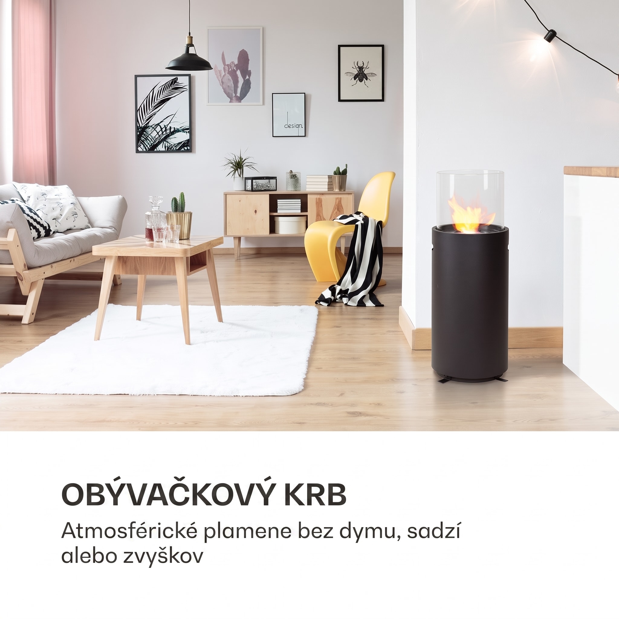 Blumfeldt Fiamme Tamburo, etanolový krb, horák z nehrdzavejúcej ocele, 0,8 litra, doba horenia 4-5 hod. – Obrázok 3