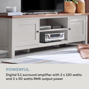 Auna AMP 3800 BT, 5.0 HiFi-zosilňovač, 2 x 120W + 3 x 50W, RMS, BT