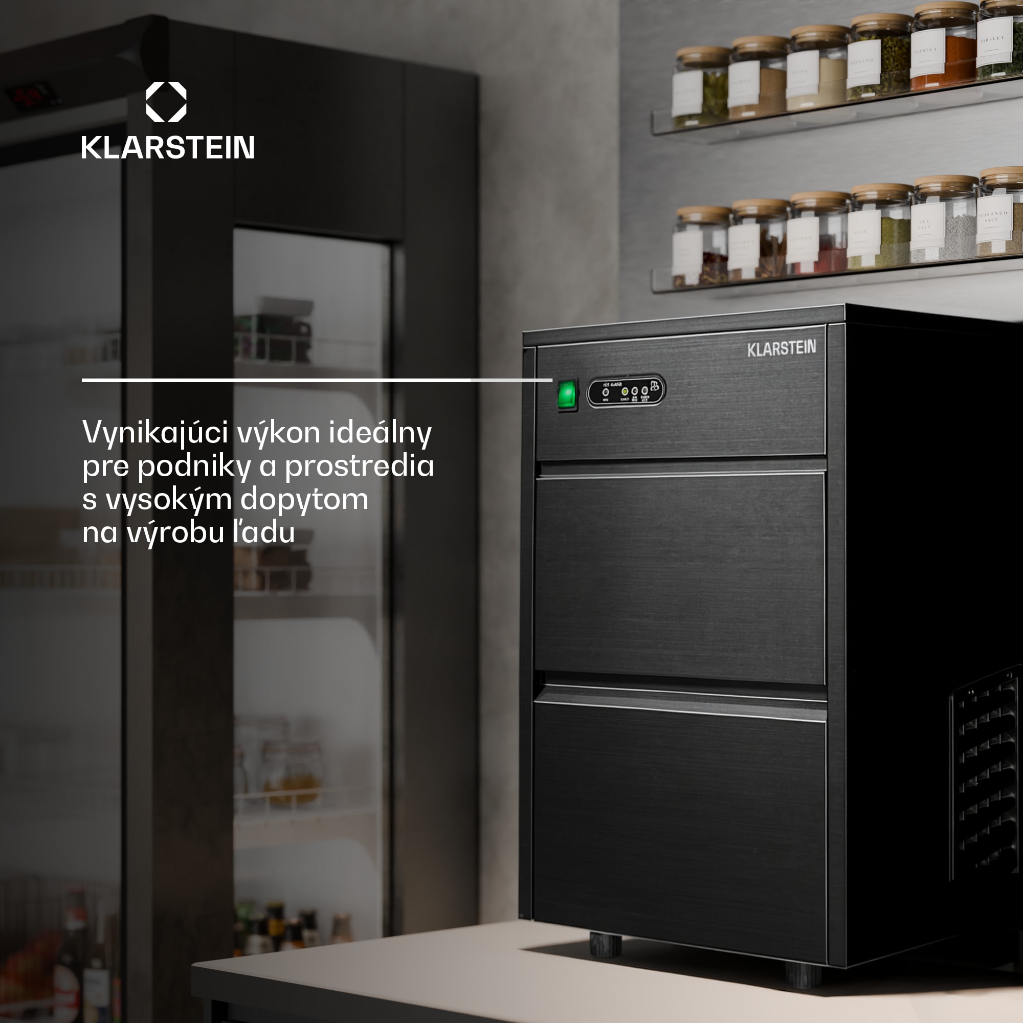 Klarstein Powericer XL, výrobník ľadu, 20 kg/24 h, 145 W – Obrázok 3