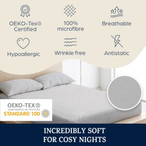 Sleepwise Soft Wonder-Edition, elastická plachta na posteľ, 90 – 100 × 200 cm, mikrovlákno