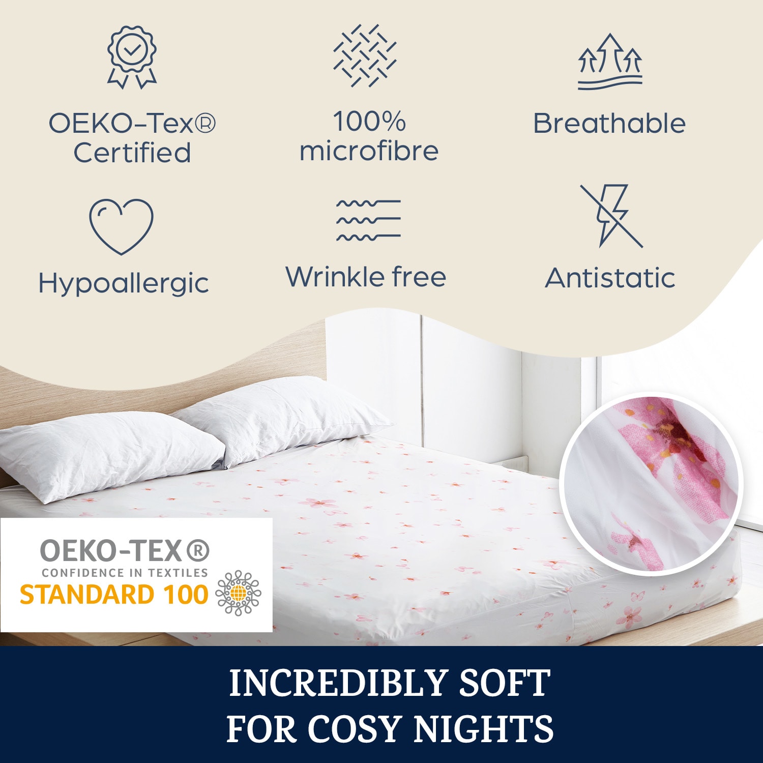 Sleepwise Soft Wonder-Edition, elastická plachta na posteľ, 140 – 160 × 200 cm, mikrovlákno