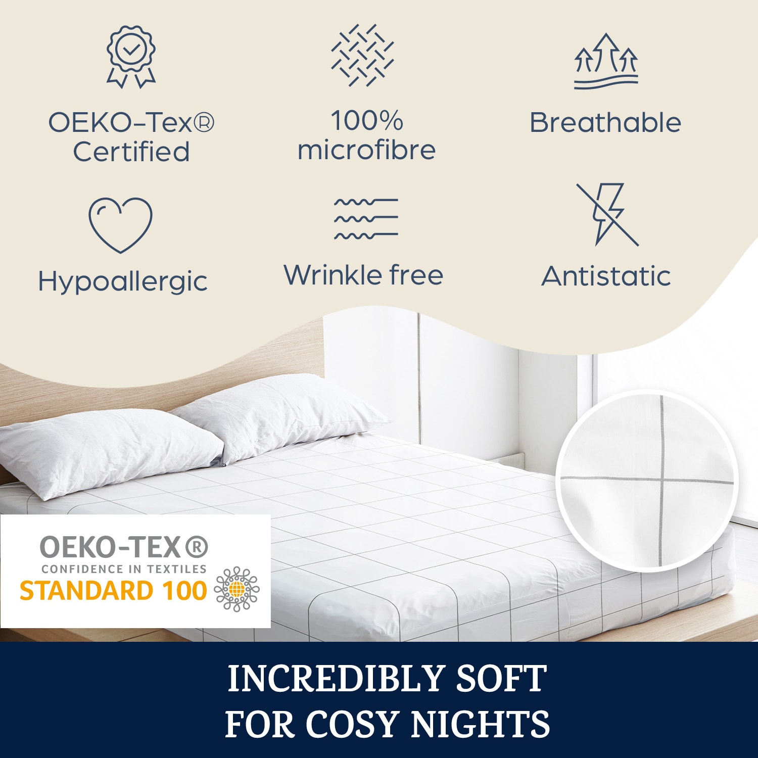 Sleepwise Soft Wonder-Edition, elastická plachta na posteľ, 90 – 100 × 200 cm, mikrovlákno