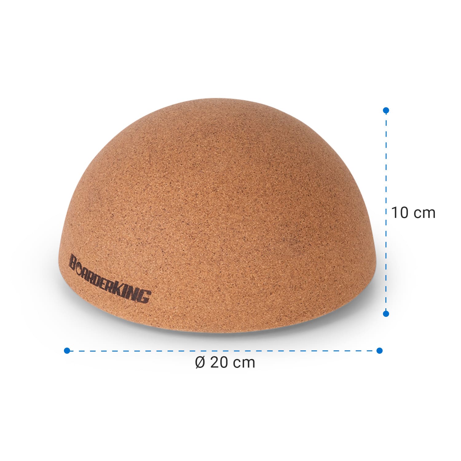 BoarderKING Hemisphäre, korková polguľa, 20 × 20 × 10 cm, 360°, korok – Obrázok 2