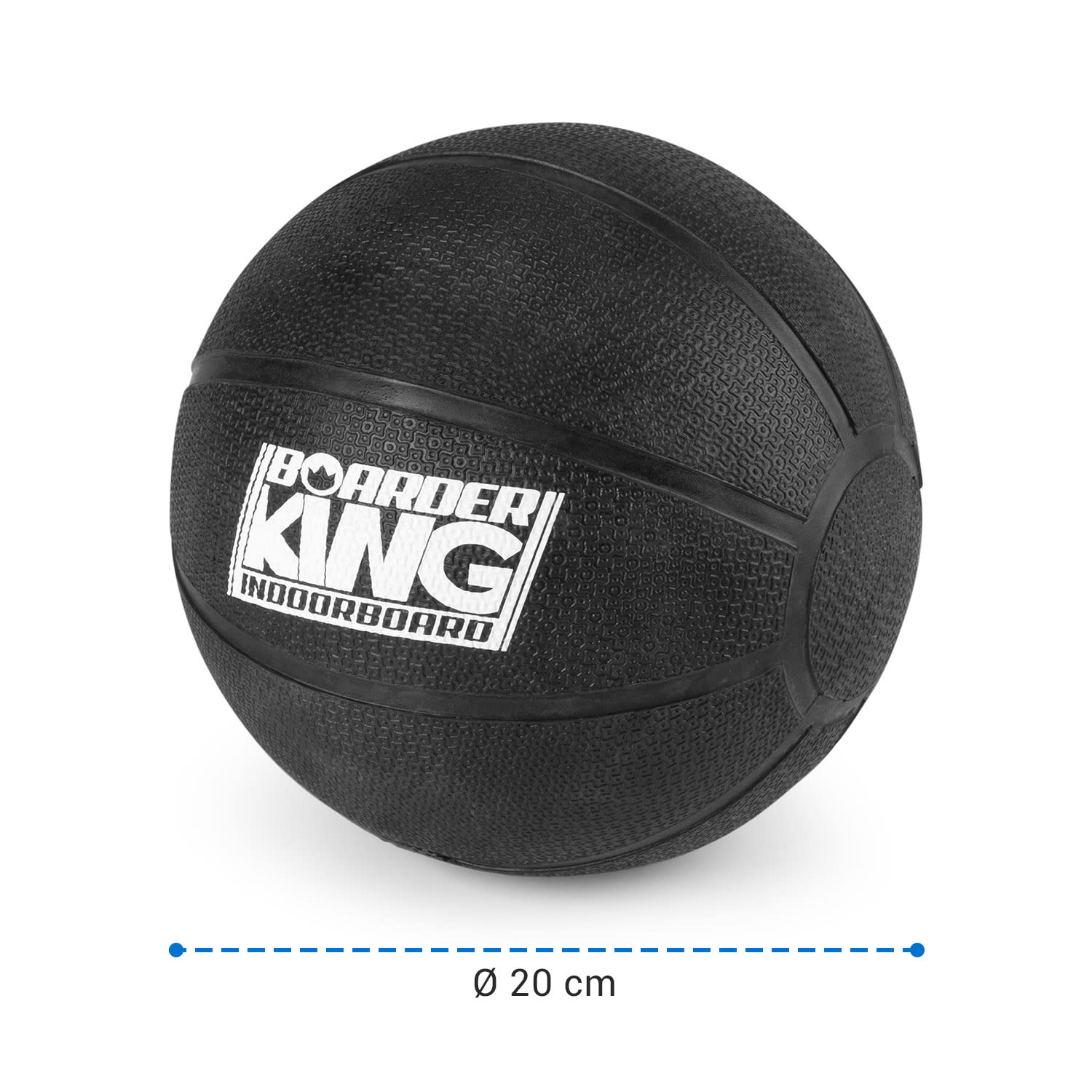 BoarderKING 360° balančná lopta k balančnej doske, fitnes lopta, guma – Obrázok 2
