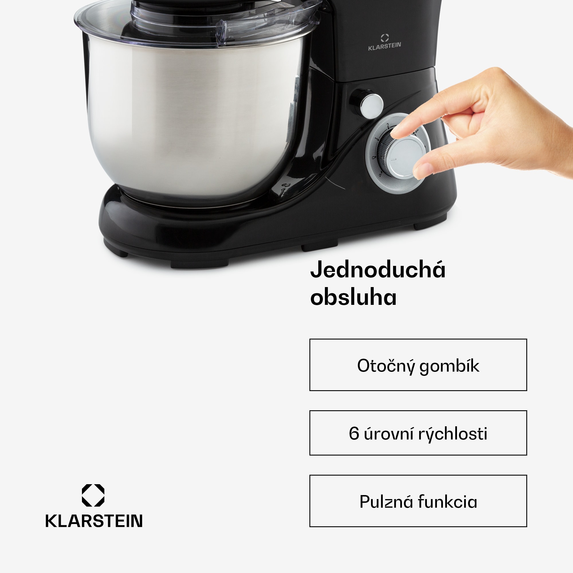 Klarstein Bella Pico 2G, kuchynský robot, 1300 W, 1,7 PS, 6 stupňov, 5 l – Obrázok 4