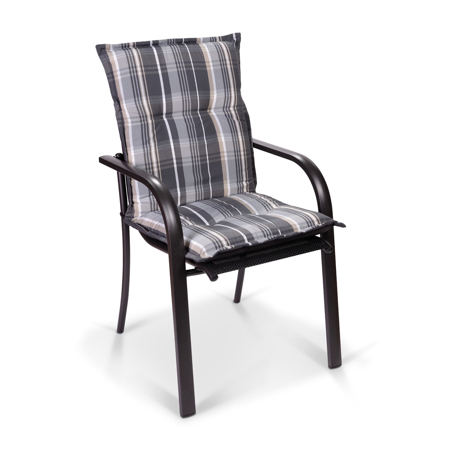 Blumfeldt Prato, poduška s nízkou zadnou časťou, na nižšie polohovacie kreslo, na záhradnú stoličku, polyester, 50 x 100 x 8 cm