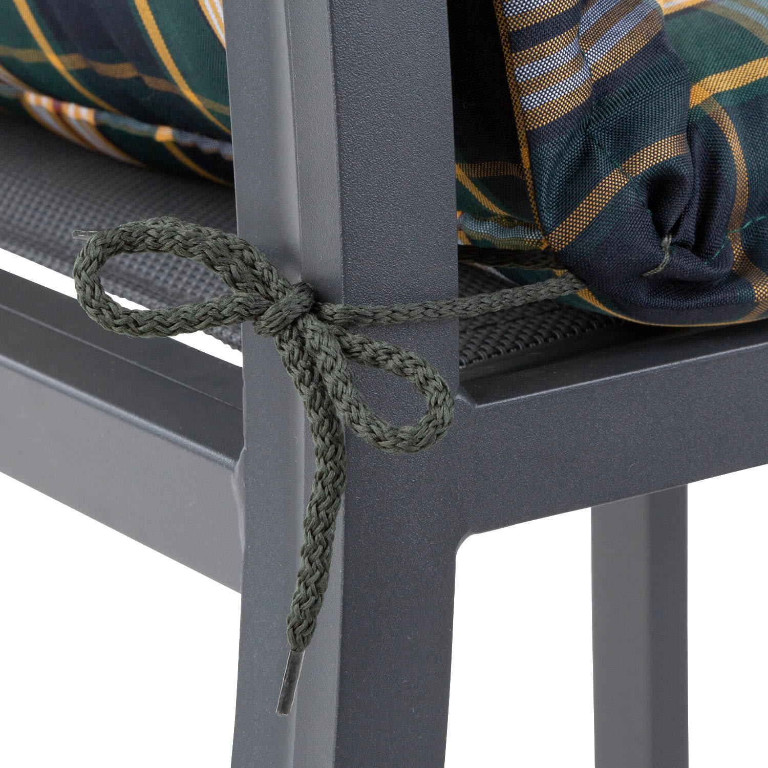 Blumfeldt Prato, poduška s nízkou zadnou časťou, na nižšie polohovacie kreslo, na záhradnú stoličku, polyester, 50 x 100 x 8 cm, 1 x poduška – Obrázok 3