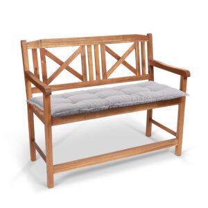 Blumfeldt Naxos, podložka na lavicu, čalúnená podložka, penová výplň, štruktúrovaný polyester, 110 × 7 × 49 cm, 1 × podložka