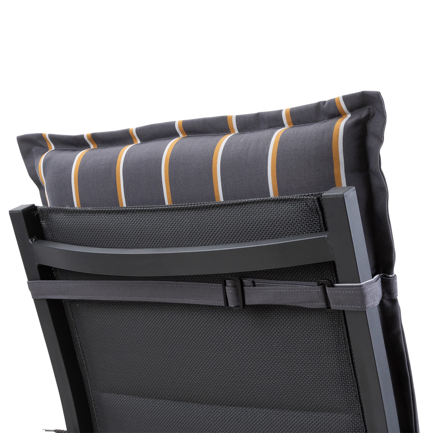 Blumfeldt Prato, čalúnená podložka, podložka na stoličku, podložka na nižšie polohovacie kreslo, na záhradnú stoličku, polyester, 50 × 100 × 8 cm, 2 x podložka – Obrázok 2