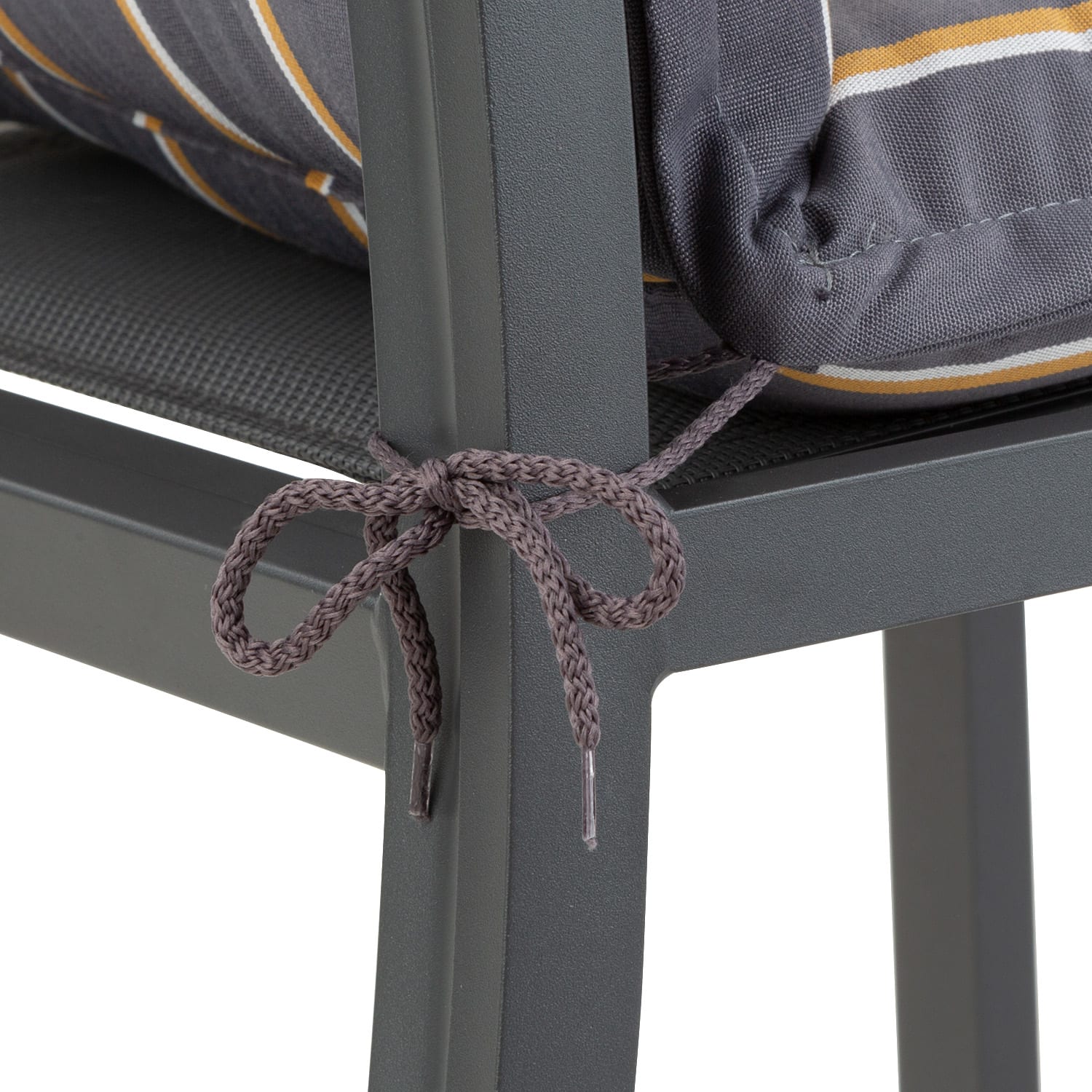 Blumfeldt Prato, čalúnená podložka, podložka na stoličku, podložka na nižšie polohovacie kreslo, na záhradnú stoličku, polyester, 50 × 100 × 8 cm, 2 x podložka – Obrázok 3