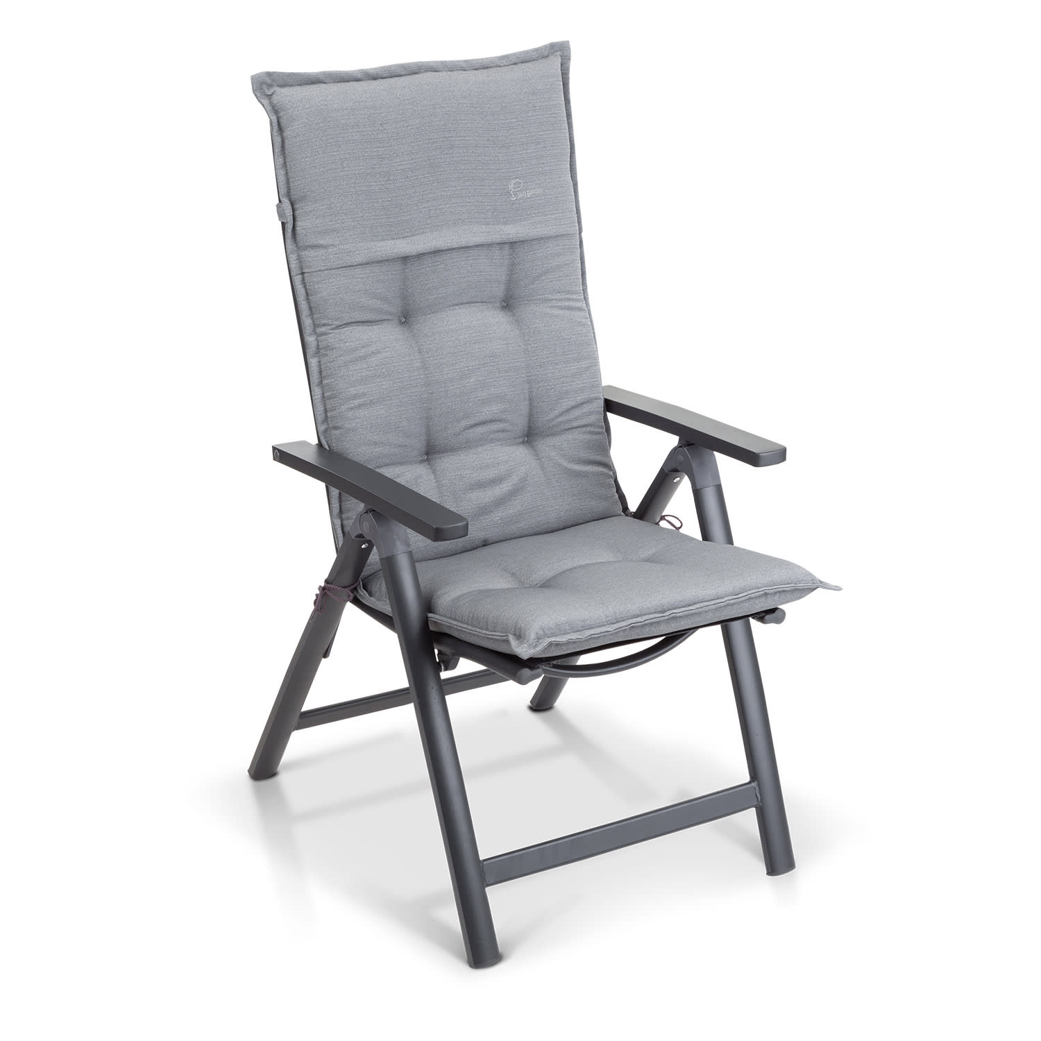 Blumfeldt Coburg, čalúnenie, čalúnenie na kreslo, vysoké operadlo, záhradná stolička, polyester, 53x117x9cm, 4 x podložka