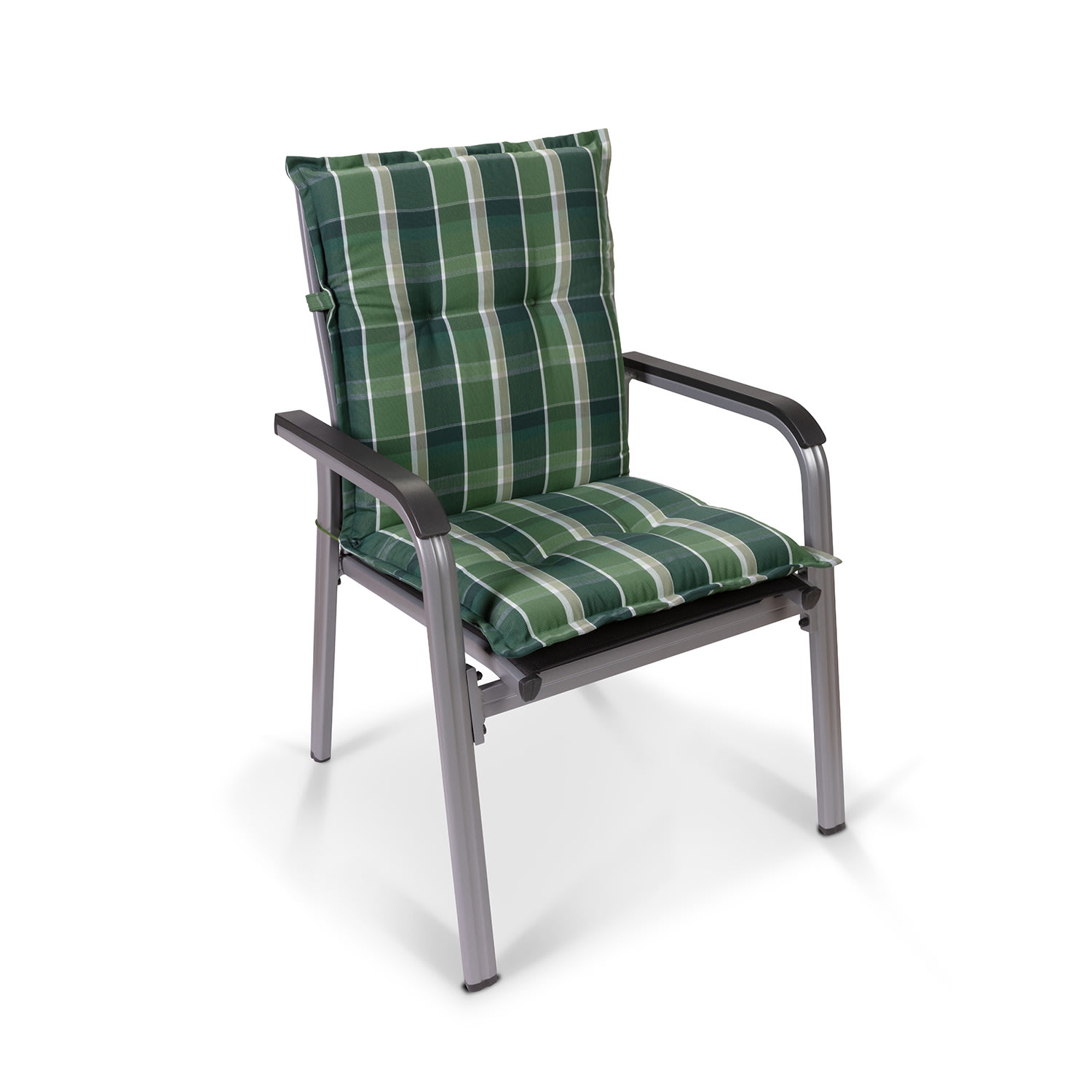 Blumfeldt Prato, poduška s nízkou zadnou časťou, na nižšie polohovacie kreslo, na záhradnú stoličku, polyester, 50 x 100 x 8 cm, 4 x poduška