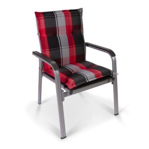 Blumfeldt Prato, poduška s nízkou zadnou časťou, na nižšie polohovacie kreslo, na záhradnú stoličku, polyester, 50 x 100 x 8 cm, 4 x poduška