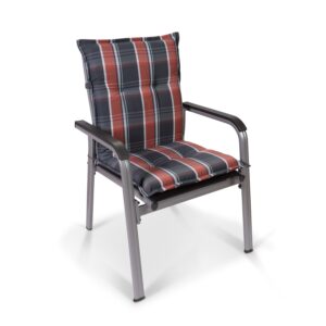Blumfeldt Prato, čalúnená podložka, podložka na stoličku, podložka na nižšie polohovacie kreslo, na záhradnú stoličku, polyester, 50 × 100 × 8 cm, 2 x čalúnenie