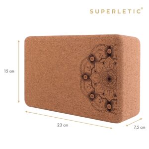 Capital Sports Bindo Professional, blok na jogu, 23 × 7,5 × 15 cm, korok, mandala