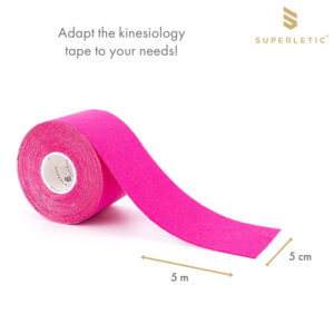 Capital Sports Elek, kineziologická páska, 2 kotúčiky, 5 m x 5 cm, bavlna a akrylové lepidlo, vodotesná