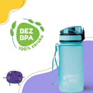 Klarstein Schmatzfatz Wakaba fľaša na pitie | 350 ml | Tritan | Popruh na prenášanie | Bez BPA