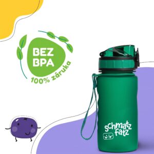 Klarstein Schmatzfatz Wakaba fľaša na pitie | 350 ml | Tritan | Popruh na prenášanie | Bez BPA