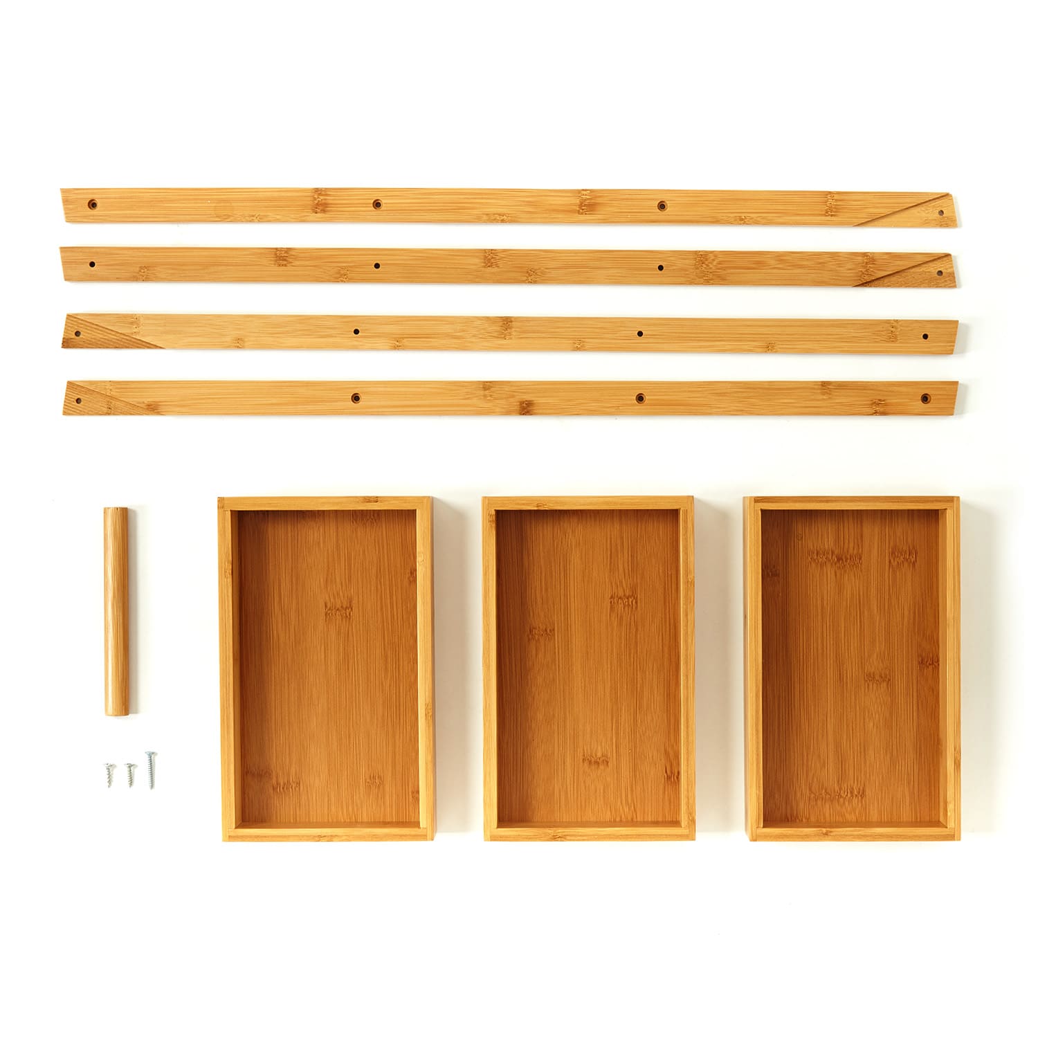 Blumfeldt Premium, regál do sprchy, 26 x 66 x 18 cm, odolný voči vode, bambus – Obrázok 2