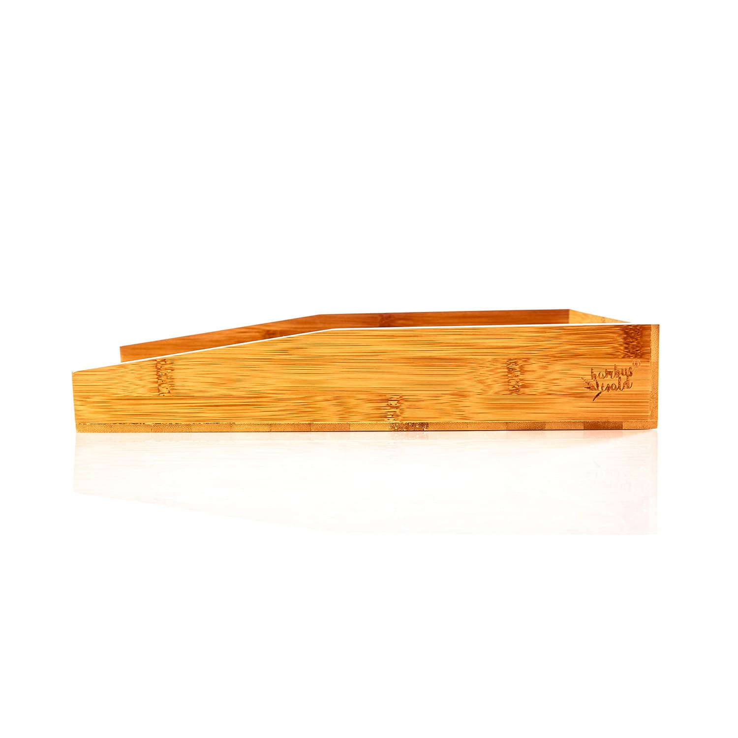 Blumfeldt Zásobník dokumenty, odkladací zásobník, jednoduchý dizajn, rozmery: 25,3 × 5,8 × 33 cm, bambus – Obrázok 2
