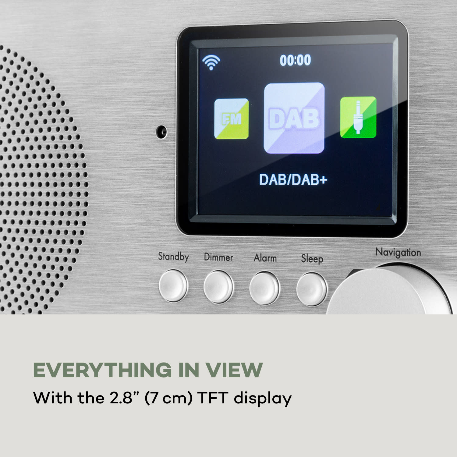 Auna Silver Star Mini Two, internetové DAB+/FM rádio, WiFi, BT, TWS reproduktor – Obrázok 4