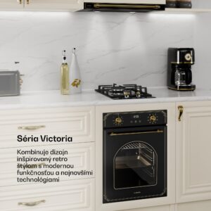 Klarstein Victoria Domino plynová varná doska 2-plameňová Sabaf horáky sklokeramika retro vzhľad