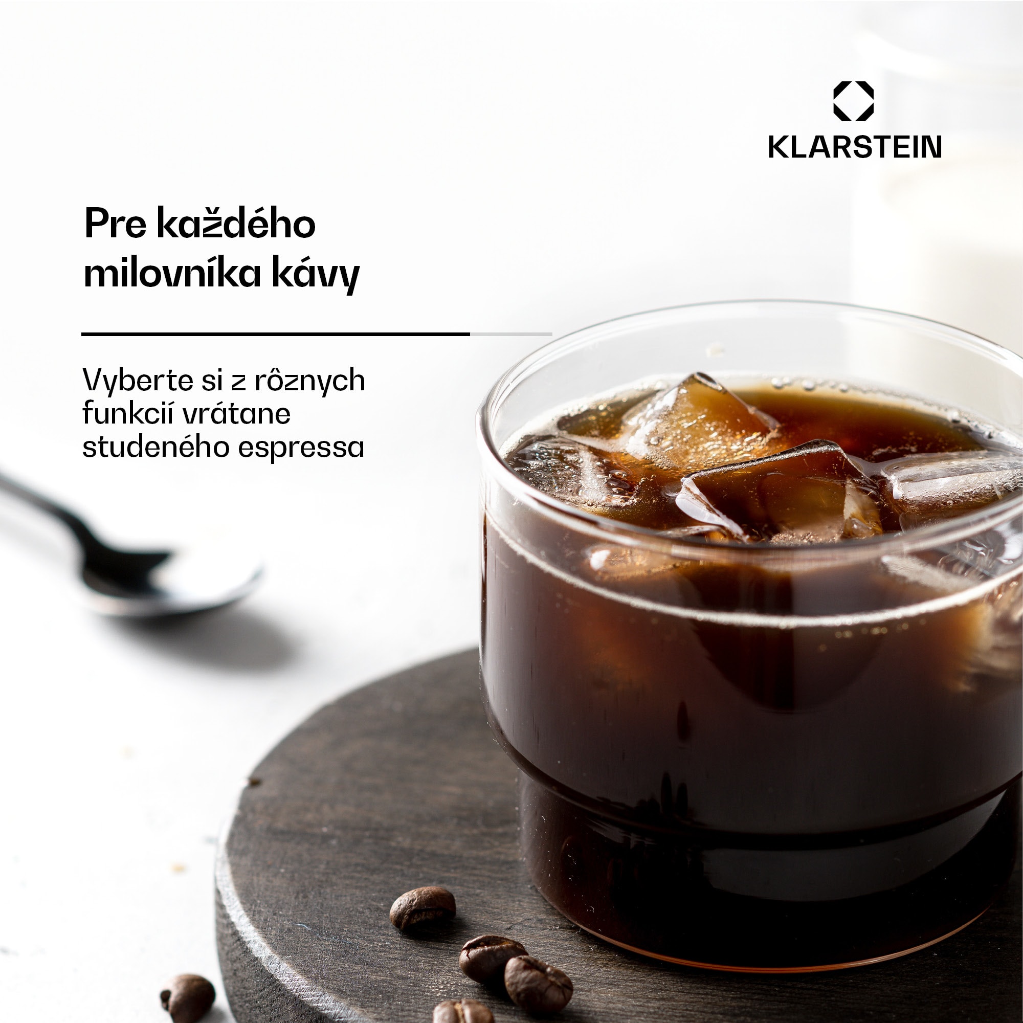 Klarstein Pausa, pákový kávovar, 1350 W, 20 bar, 1,4 l, nehrdzavejúca oceľ – Obrázok 4
