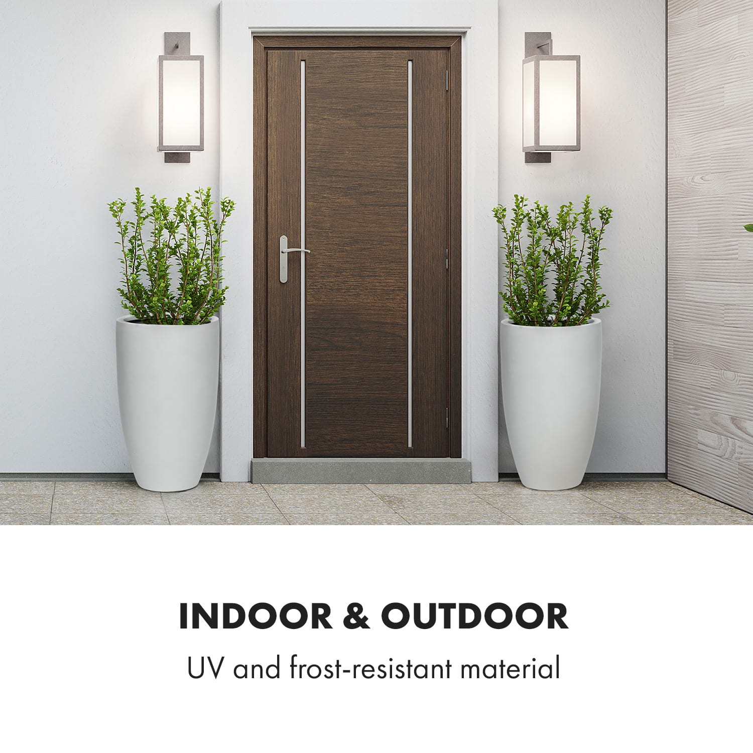 Fox & Fern Almere Kvetináč Fibre Stone ideálny pre rastliny, ručne vyrobený, kužeľovitý – Obrázok 4