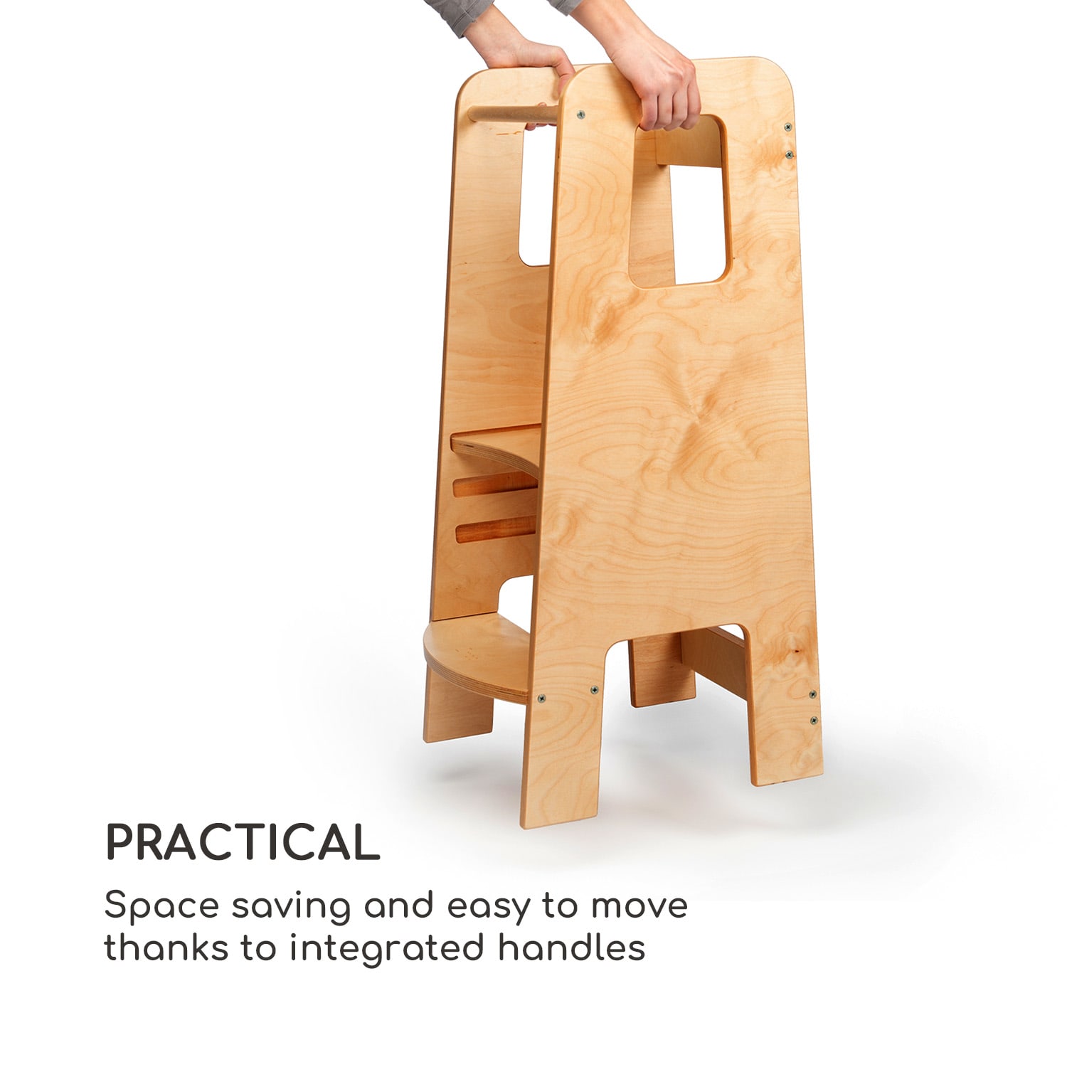 Mobli Ully, učiaca veža, pomôcka na lezenie, Montessori, multiplex, 40,5 × 86 × 38 cm – Obrázok 3