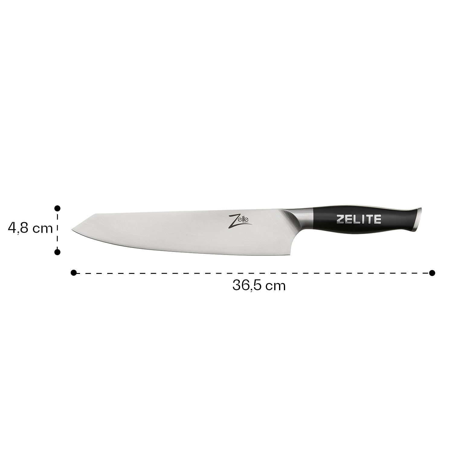 Zelite Infinity by Klarstein Comfort Pro, 9" nôž kiritsuke, 56 HRC, nehrdzavejúca oceľ – Obrázok 4