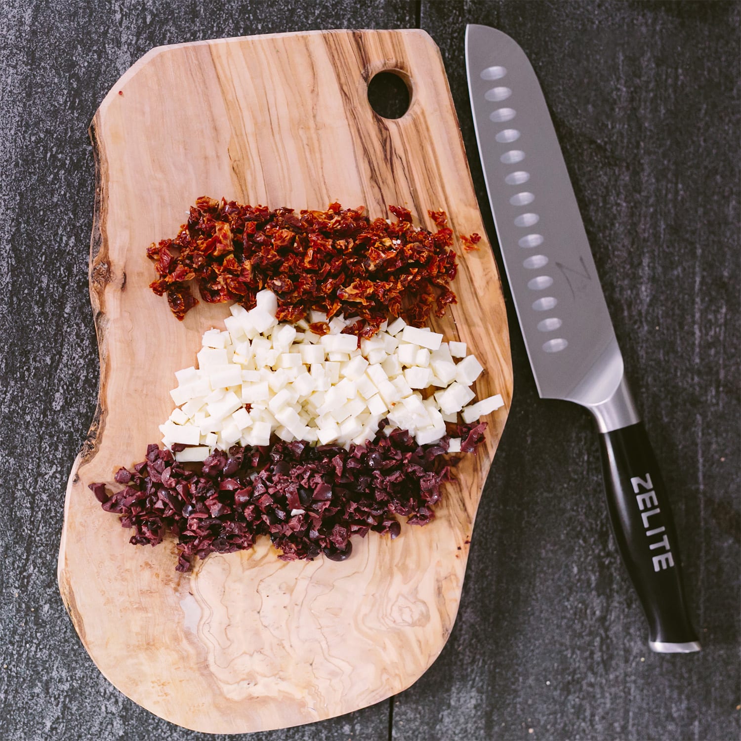 Zelite Infinity by Klarstein Comfort Pro, 7" nôž santoku, 56 HRC, nehrdzavejúca oceľ – Obrázok 2