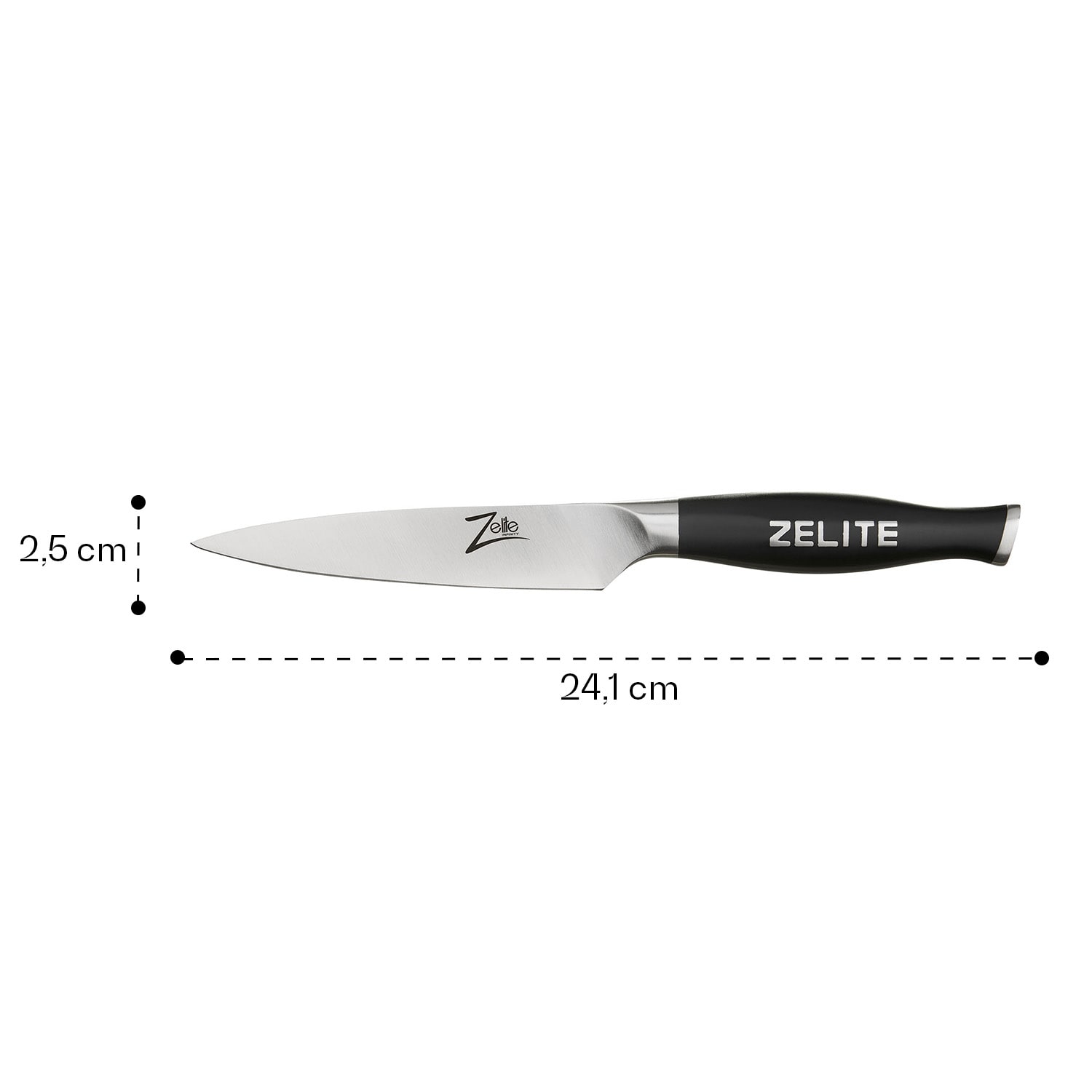 Zelite Infinity by Klarstein Comfort Pro, 5" univerzálny nôž, 56 HRC, nehrdzavejúca oceľ – Obrázok 4