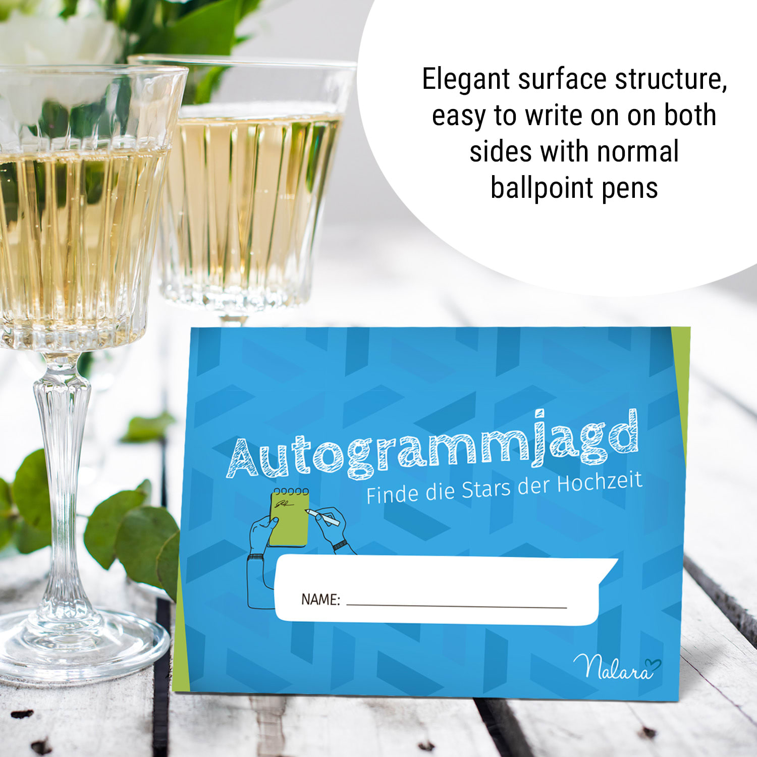 Spielehelden Lov na autogramy 10 otázok o vlastnostiach 50 ks. DIN A5 hravá potlač – Obrázok 3